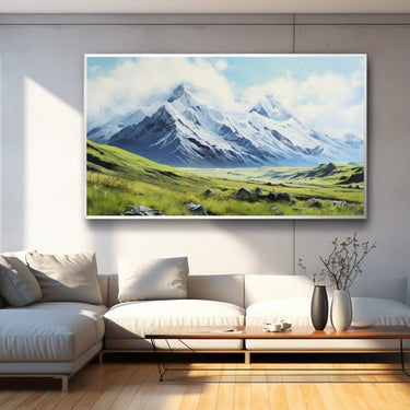 Mountain Scenery Oil Painting